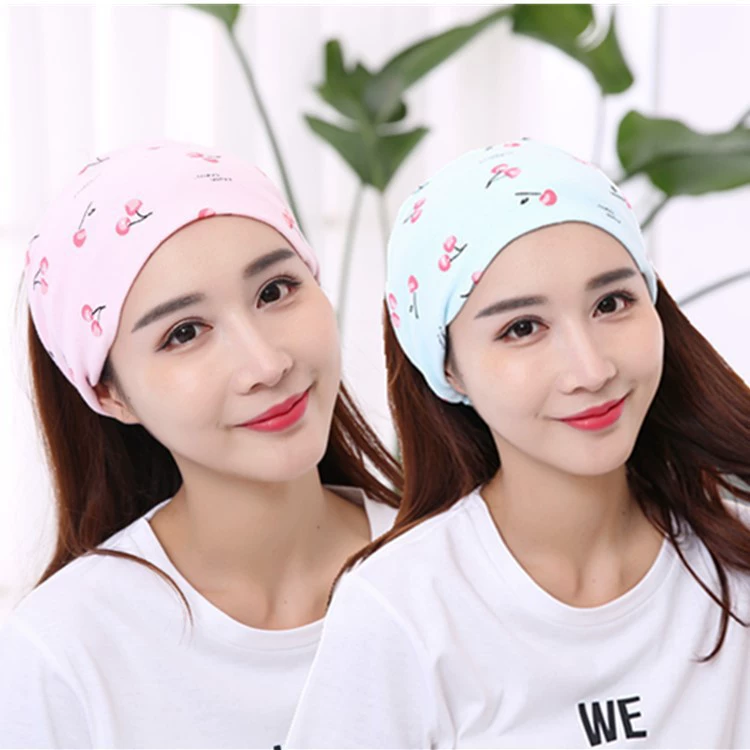 Весенне-летняя повязка на голову из чистого хлопка для беременных, эластичная шапка для беременных, дышащая повязка на голову, платок для беременных