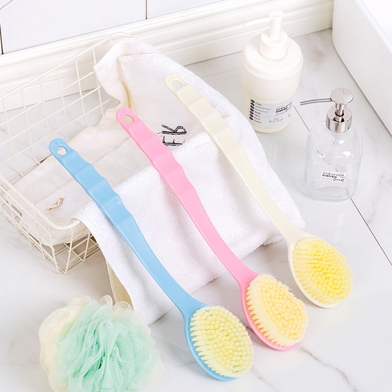 H521 mango largo cepillo de baño de pelo suave cepillo de espalda de barro cepillo de espalda de baño cepillo de baño Baño de baño cepillo de baño