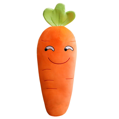 New soft plush toy creative expression carrot doll pillow girls bedside sofa cushion pillow
