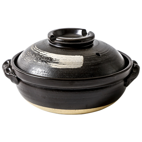 OMK factory direct supply stew pot for soup household ceramic gas claypot rice casserole single lid casserole dropshipping