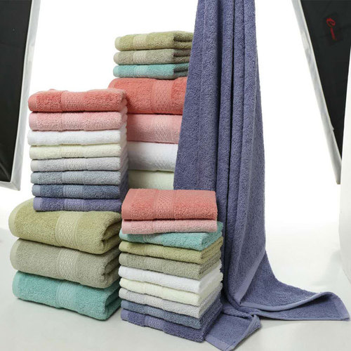 Cotton Towel 100% Cotton Grade A Household Towel Absorbent Non- shedding Gift Bathtub Towel Square Towel Towel Set