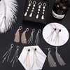 Fashionable universal earrings, cute swan, zirconium, 2024 years, light luxury style, with snowflakes