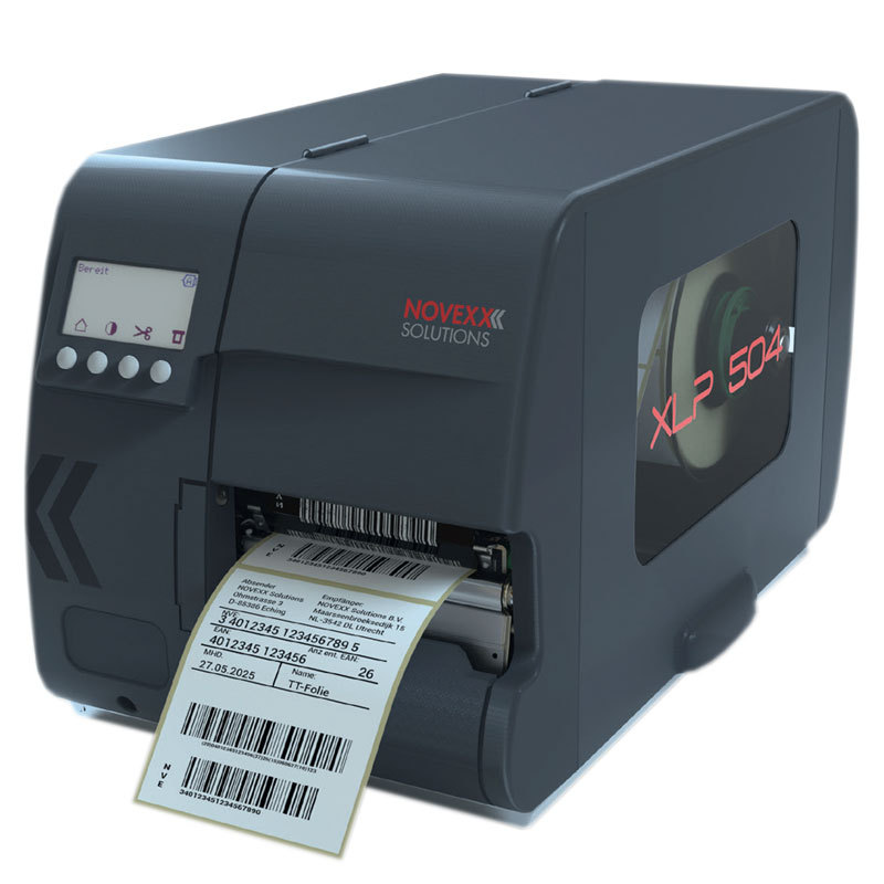 Novexx XLP504����ҽҩϴ�ӻ�����֯���ϱ�ǩ��װ��ҵ��ӡ��