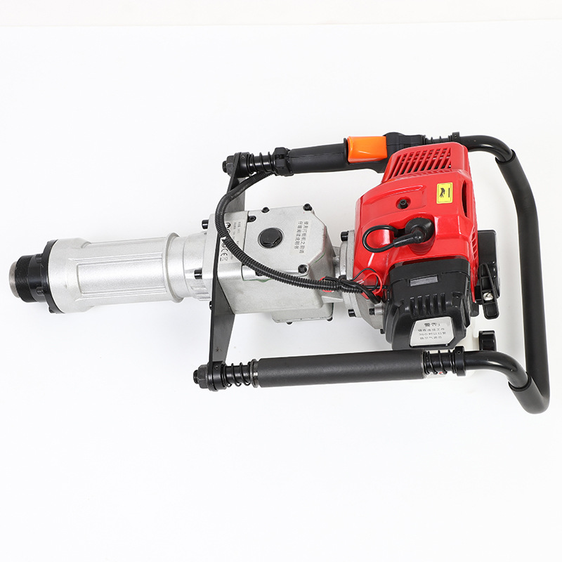 护栏农场打桩机打桩机连杆立柱公路角钢简便电锤钻杆便携护栏户外