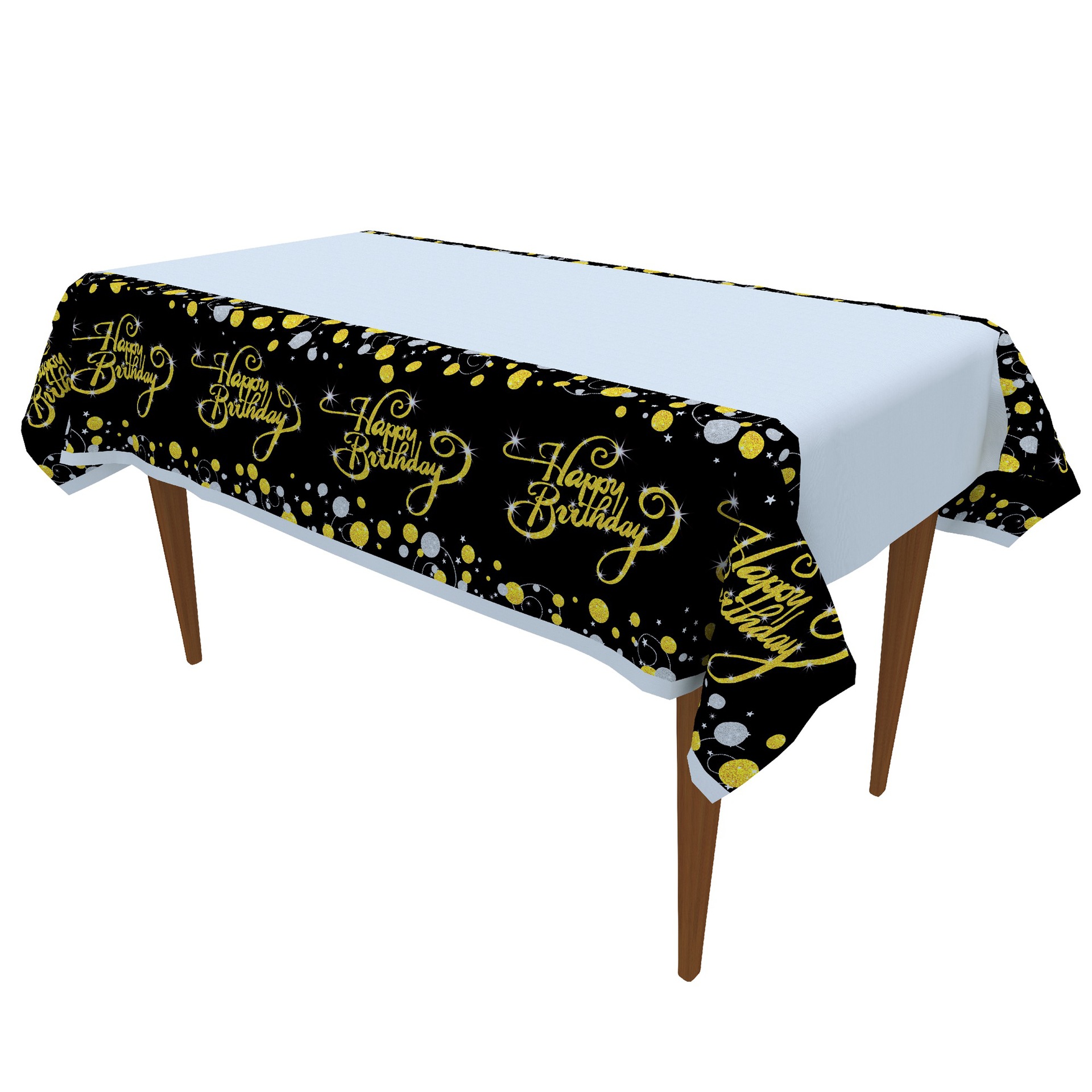 블랙 골드 식탁보 (132*220cm)