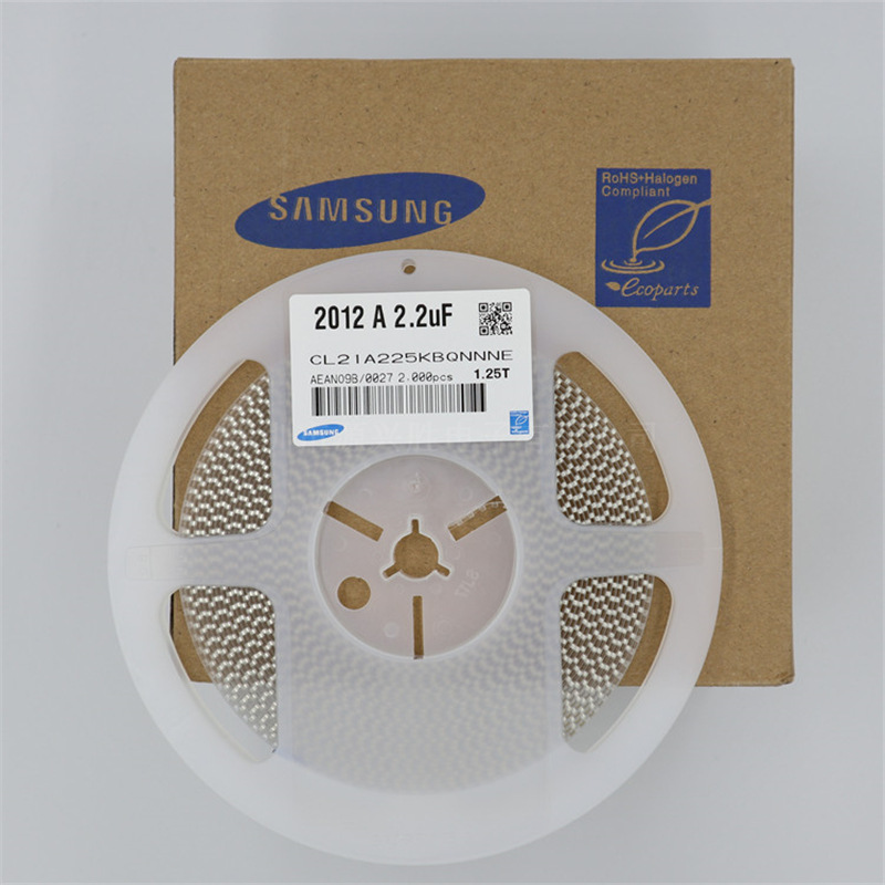 三星 贴片电容 CL21A225KBQNNNE 0805 225K 2.2UF 50V X5R 10%