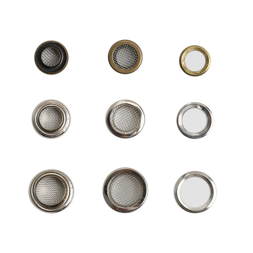 Cross-border wholesale metal buttons, copper round air holes, breathable mesh eyelet buttons, breathable insect-proof drainage hole accessories