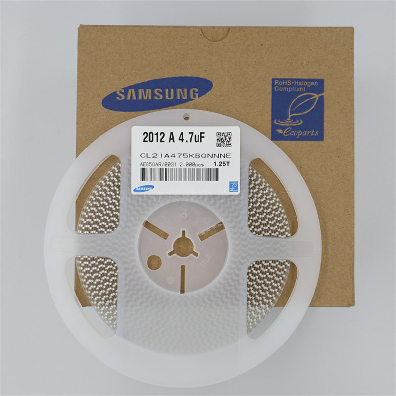 三星 贴片电容 CL21A475KBQNNNE 0805 475K 4.7UF 50V X5R 10%
