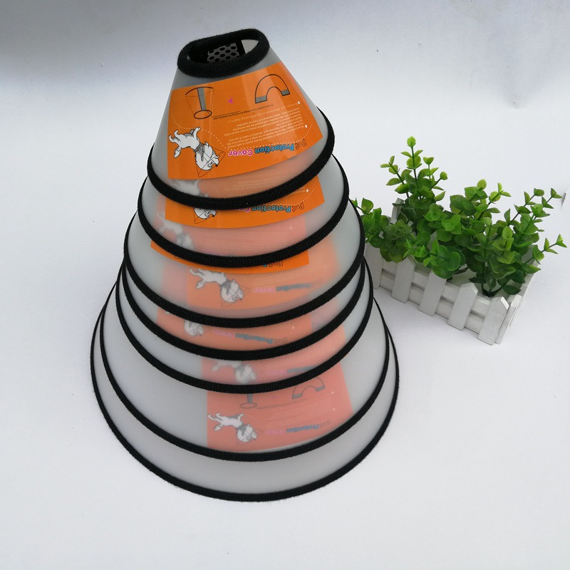 Ventas de fábrica suministros para mascotas Elizabeth protección para mascotas Hood gato belleza cubierta perro anti-arañazos anti-mordedura collar