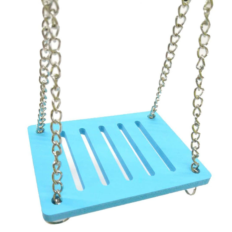 Экологический деревянный хомяк качели Радужный мост игрушка хомяк товары для животных игрушки оптом