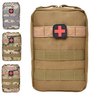 Factory direct outdoor supplies tactical medical bag accessories waist bag multifunctional first aid bag mountaineering rescue bag