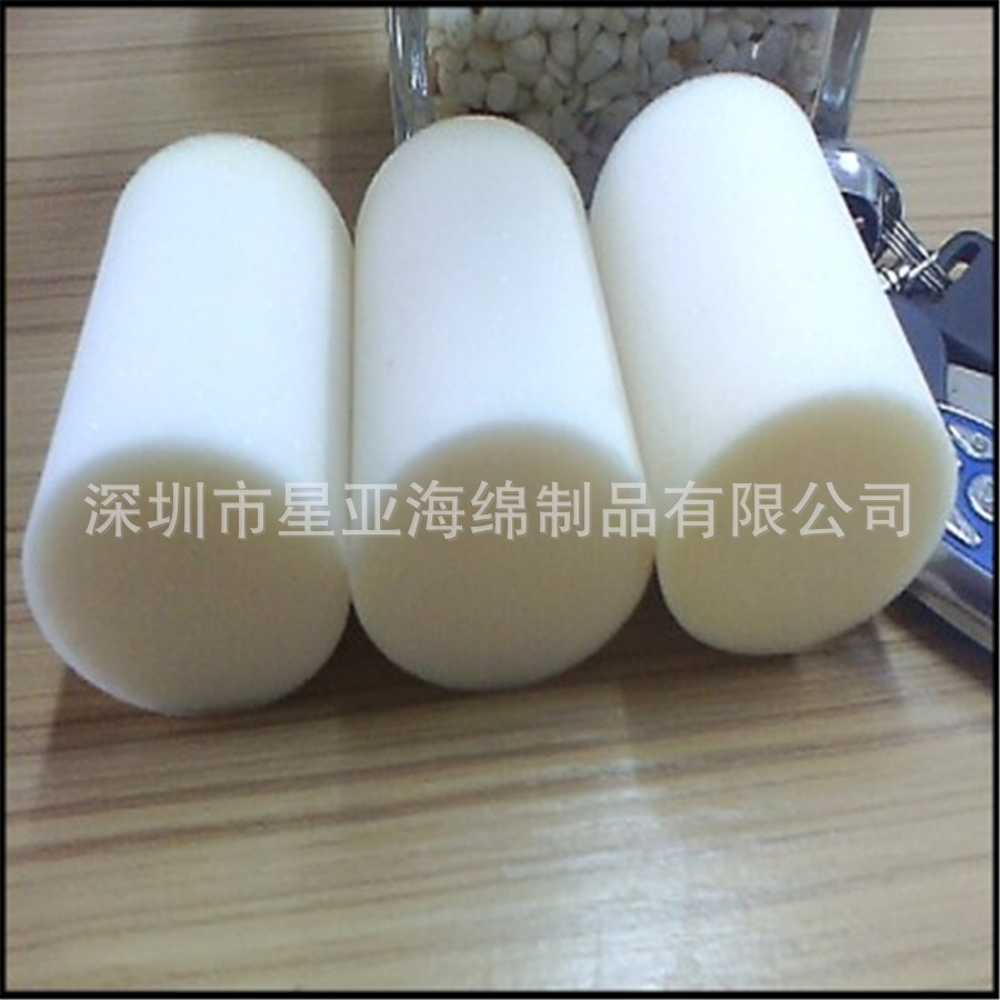 直销圆形粉红色防静电海绵  圆柱形空心泡绵管  长条一米切割绵条