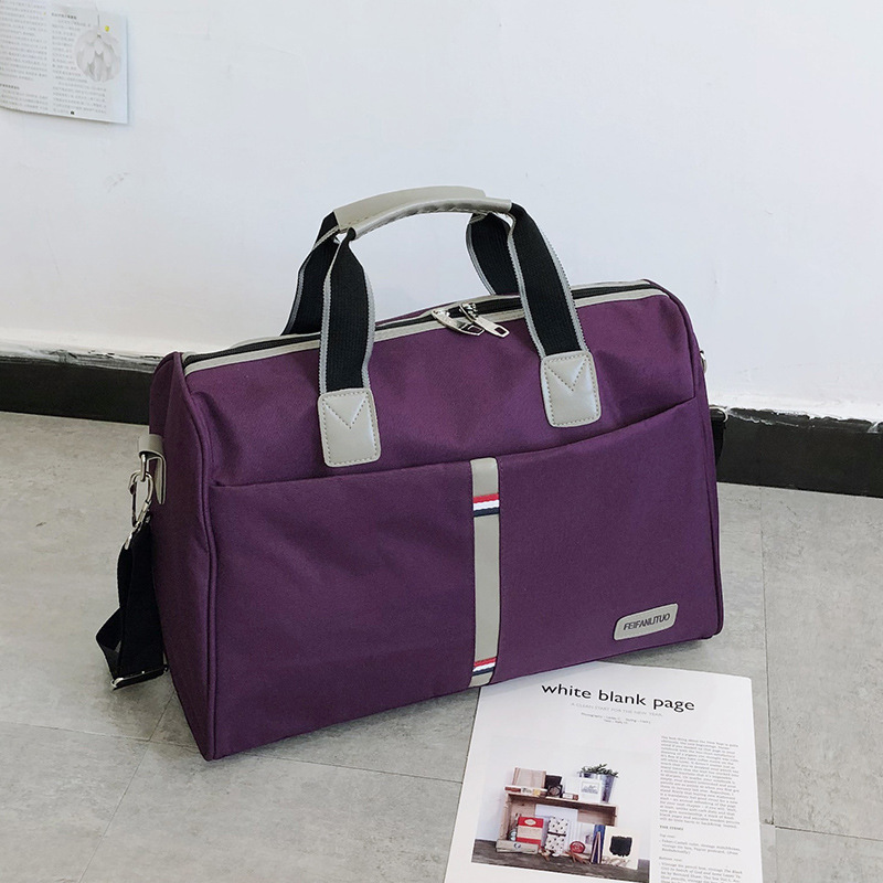 Bolso de viaje portátil europeo y americano bolso de equipaje de viaje de gran capacidad para hombres y mujeres bolso de viaje ligero de negocios bolsa de fitness