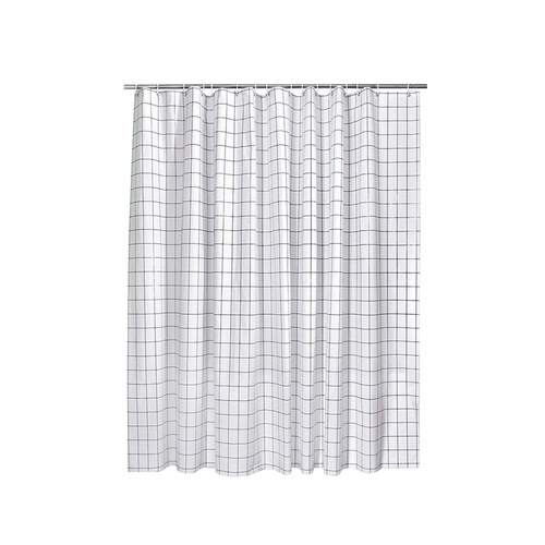 Cross-border Amazon PEVA shower curtain bathroom bathroom partition curtain waterproof and mildew-proof lattice shower curtain manufacturer