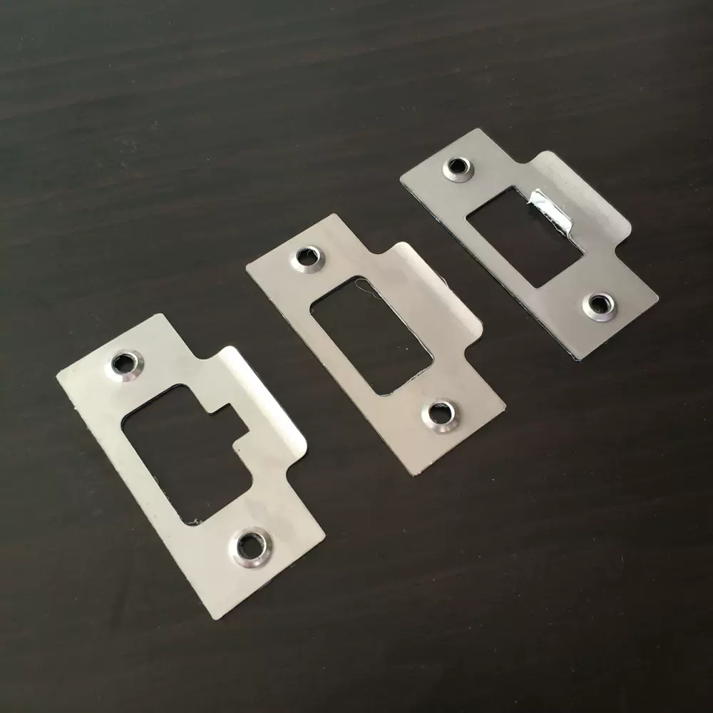 不锈钢门框扣片  锁扣板 三杆锁 球锁门扣板 不生锈