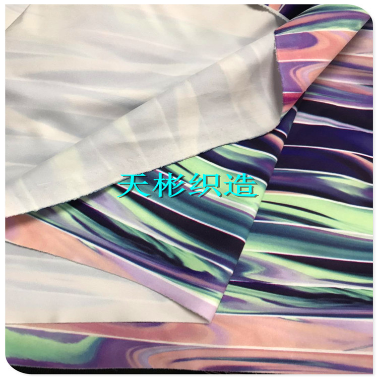 瑜伽服面料 锦纶任意裁剪面料 高弹力比基尼面料 尼伦文胸面料