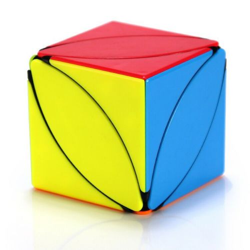 Printed LOGO solid color maple leaf pan-new special-shaped Rubik's Cube Pyramid 223 Magic Box