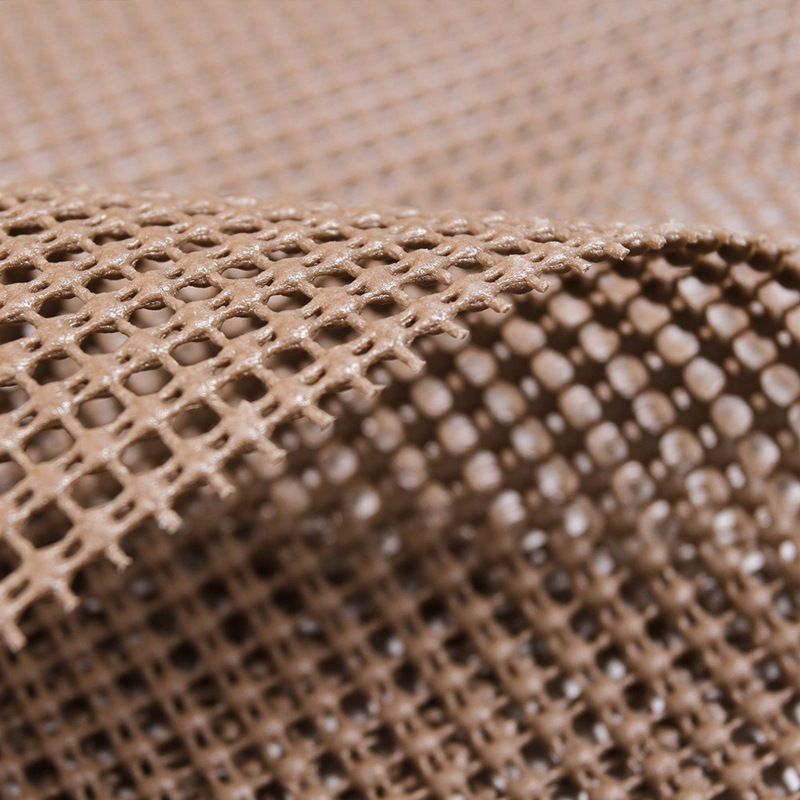 厂家直供PVC网布防滑垫市场专供虎门华南城花都等网格衬垫复合垫