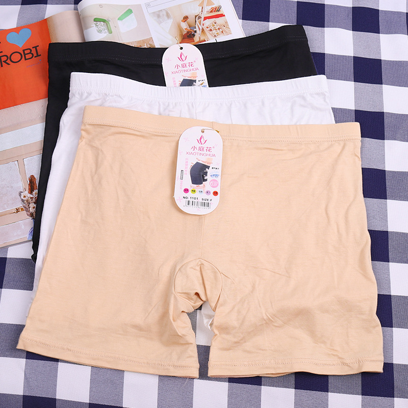 Women's safety pants summer thin anti-light comfortable breathable modal three-point leggings shorts manufacturers wholesale