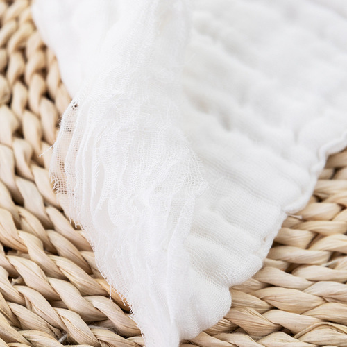 Sunshine Chrysanthemum Baby Peanut Shape Gauze Diaper Newborn Baby Cotton Diaper Soft, Breathable and Washable