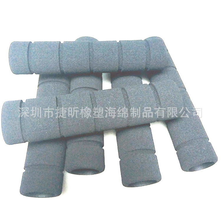 供应泡棉健身器手柄套 橡塑海绵套 双色海绵手把套