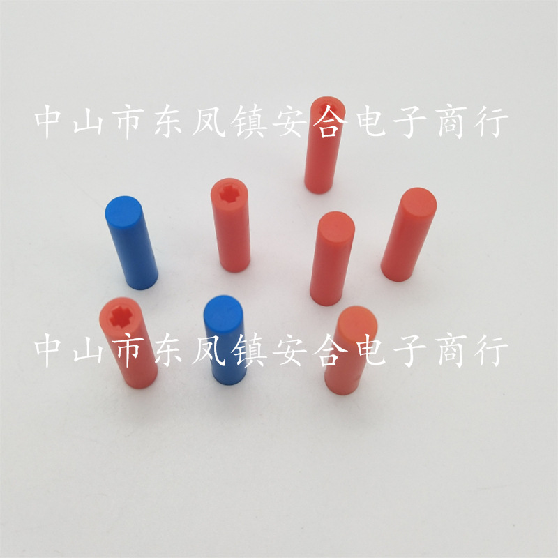 厂家直销5.8*5.8按键开关帽 6*22高圆形按键帽  ABS塑料帽