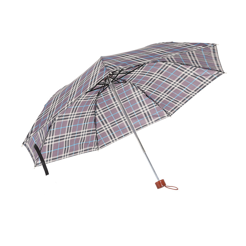 Business Qing umbrella ground umbrella umbrella manufacturer wholesale 10 osteopopotenic plaid umbrella reinforcement three % off umbrella men folded 3