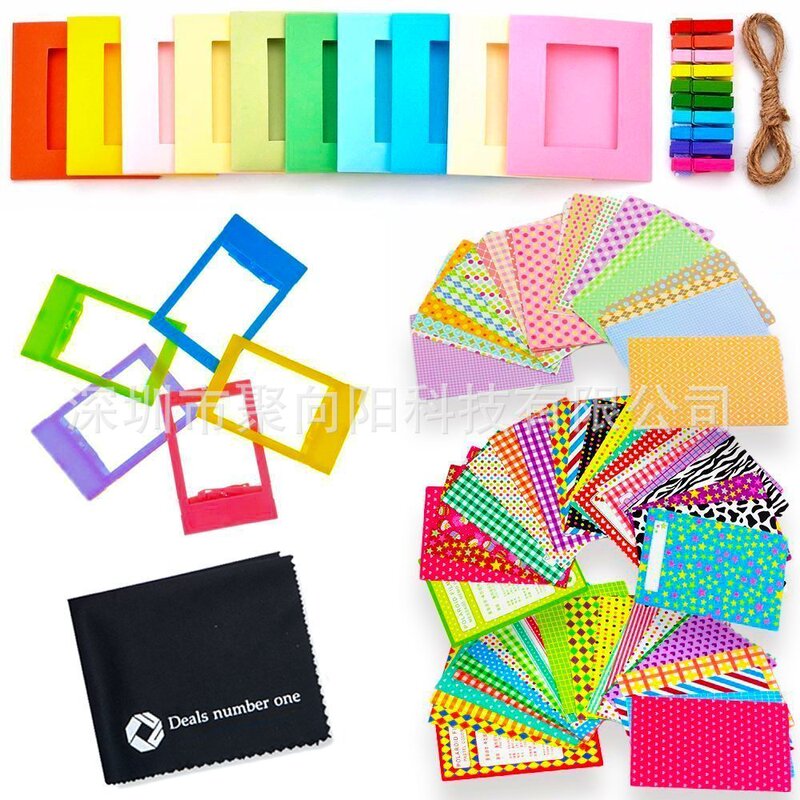 PALLET camera accessories set 5 in 1 set 5 Piece Set 3 inch photo album photo frame suitable for mini 12/11 9 8