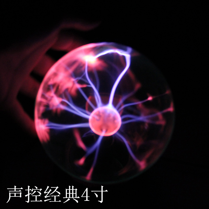 Control de voz directo de fábrica 34568 pulgadas mágica lámpara electrostática bola luz táctil inducción mágica bola relámpago resplandor bola