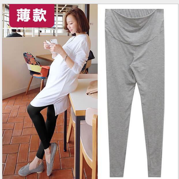 Maternity Leggings Summer Spring Autumn Cotton Slim Fit Belly Support Pants Maternity Pants Maternity Wear Summer Wear 528