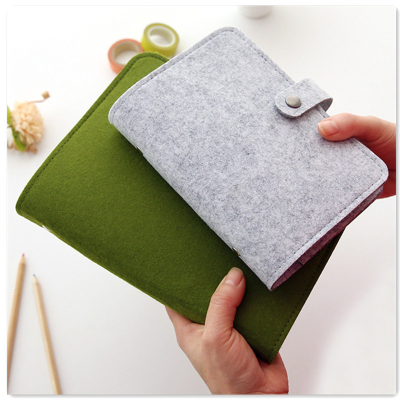 Trendy Cute Notebook Diary Pages Planner Felt Binder Detachable Thickened Texture Felt Texture Trendy Cute Notebook Diary Pages Planner Felt Binder Detachable Thickened Texture Felt Texture