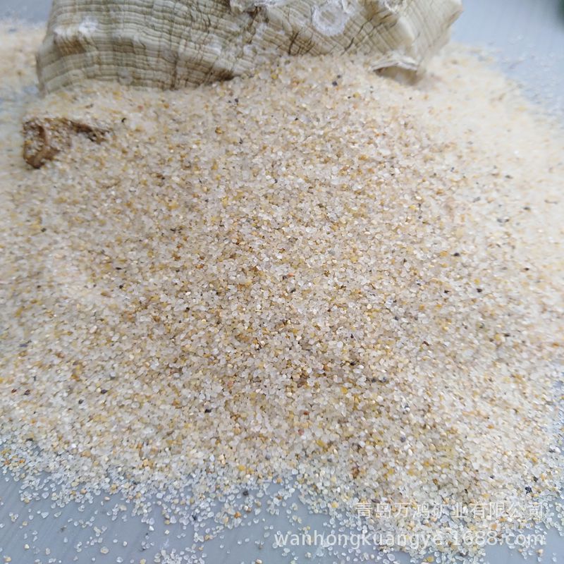 游乐场海沙幼儿园专用沙儿童乐园白沙跳远沙坑黄细沙分目无尘砂