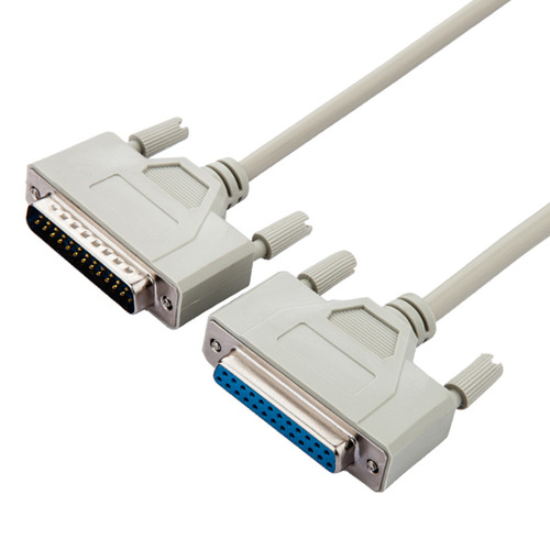 DB25 parallel port cable male to female for hole computer parallel port printer data cable tax control machine connection cable DB cable
