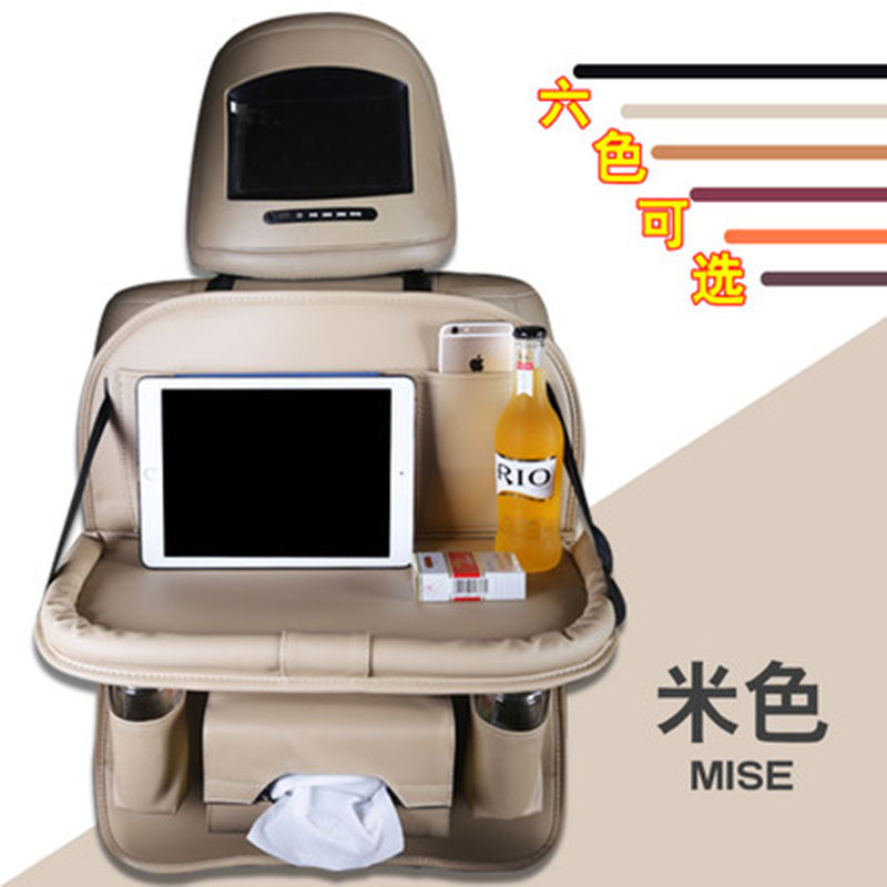 Respaldo del coche de LA PU bolsa de almacenamiento asiento colgando bolsa de coche multifuncional bolsa de almacenamiento de asiento de fábrica al por mayor