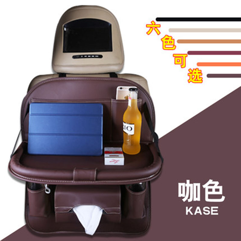 Respaldo del coche de LA PU bolsa de almacenamiento asiento colgando bolsa de coche multifuncional bolsa de almacenamiento de asiento de fábrica al por mayor