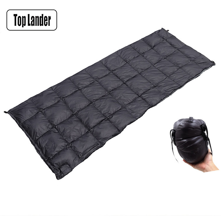 Outdoor camping adult down sleeping bag multifunctional portable envelope travel warm windproof sleeping bag in stock