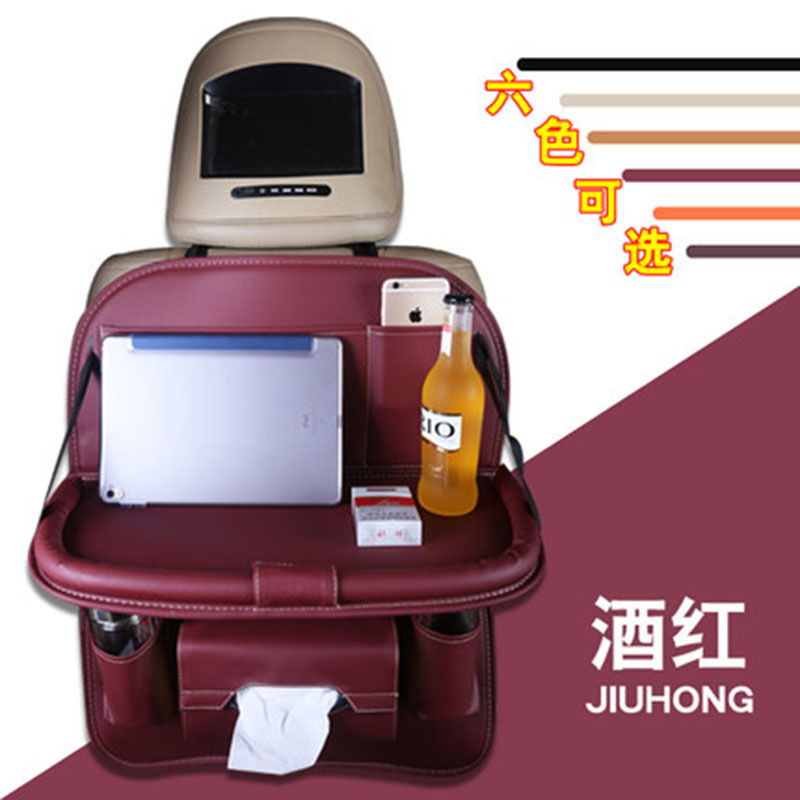 Respaldo del coche de LA PU bolsa de almacenamiento asiento colgando bolsa de coche multifuncional bolsa de almacenamiento de asiento de fábrica al por mayor