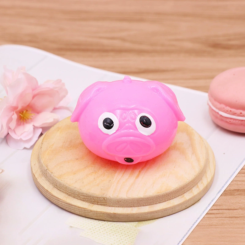 Anti-Stress Water Ball Squeeze Toy, Realistic Fruit & Animal Shapes, 6 cm, Soft Sticky