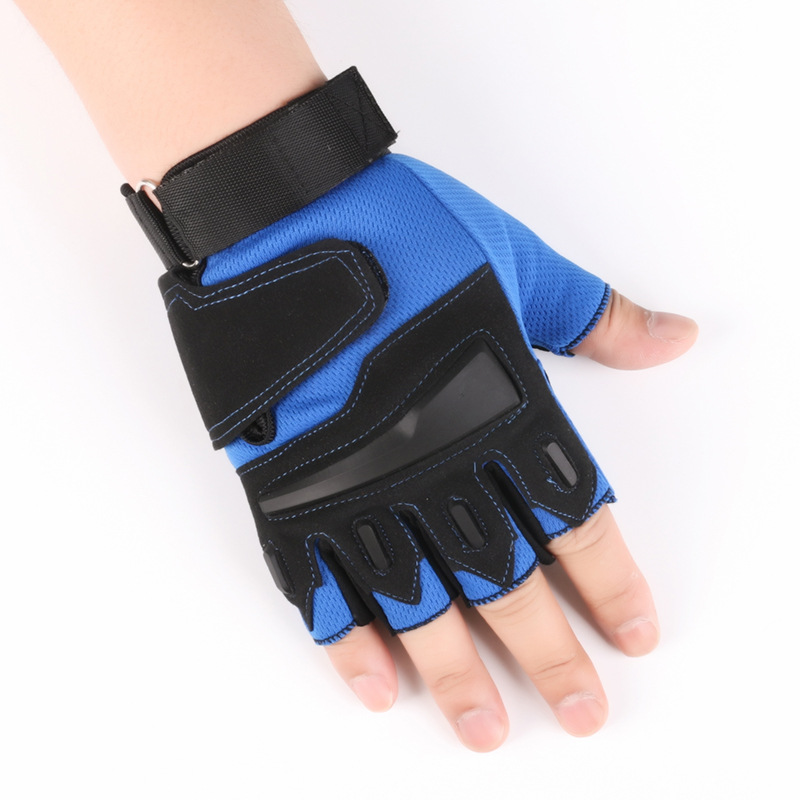 Nuevo medio dedo guantes tácticos negro águila fitness lucha guantes de campo deportes ciclismo montañismo medio dedo guantes