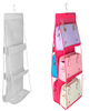 Cloth bag non-woven cloth, storage system, double-sided dustproof hanging organiser