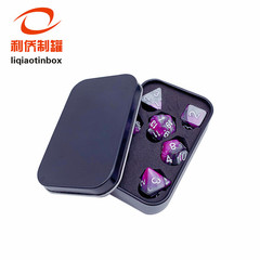 Nail Art Tools Square Tin Box Nail Clipper Tin Box Number Dice Tin Box Packaging Box