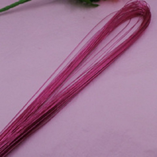 Factory direct sales of wire mesh flower materials No. 22 colored wire beads DIY handmade flower material accessories