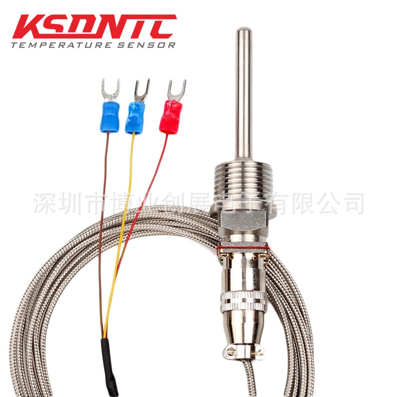 PT100铂电阻 温度传感器探头  K型热电偶 铠装高精度温度传感器