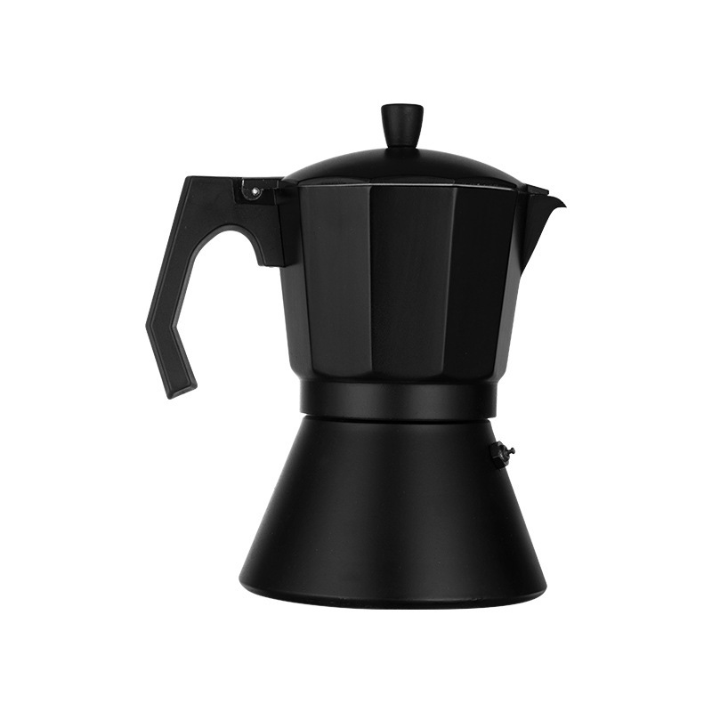 Italian aluminum mocha coffee pot coffee pot household electromagnetic coffee machine double bottom pot hand pot wholesale