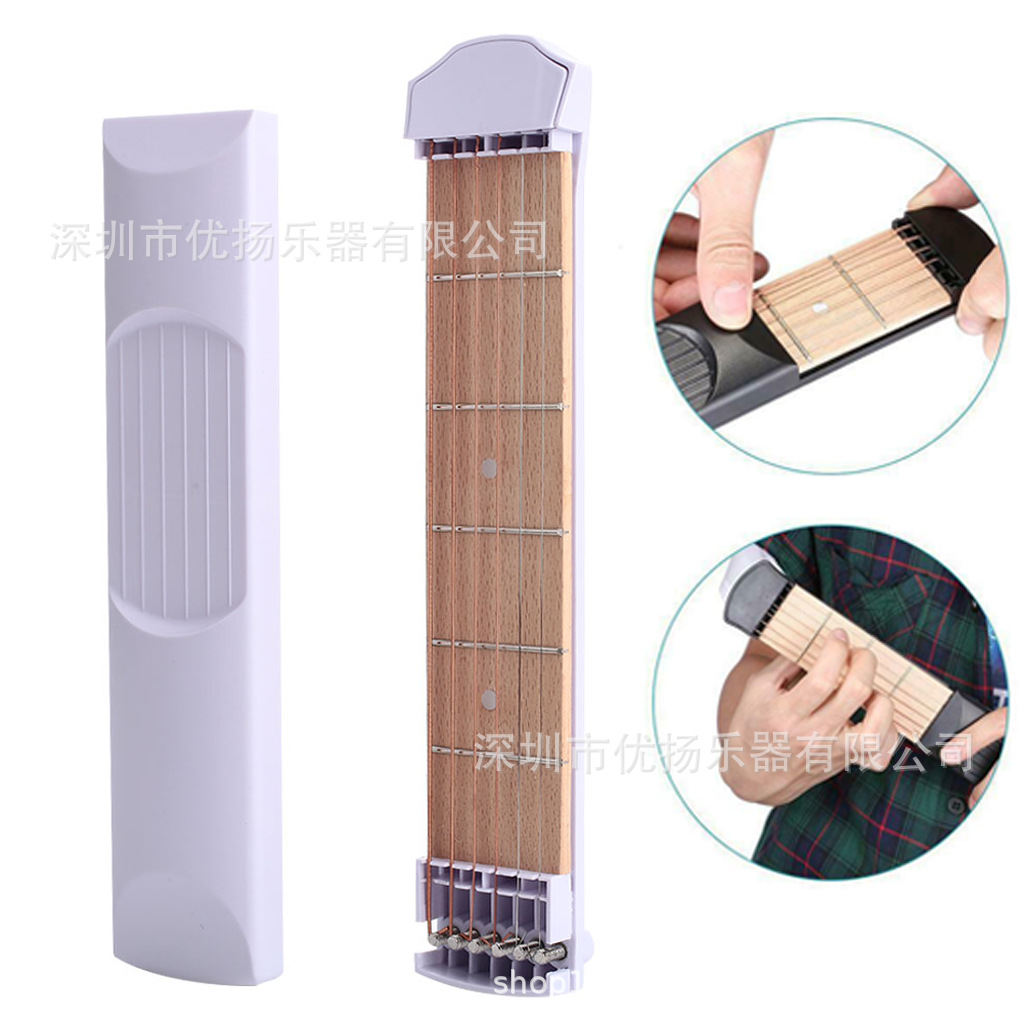 Pocket piano escalada entrenador de celosía dedo entrenador principiante guitarra práctica herramienta de cinco líneas espectro práctica