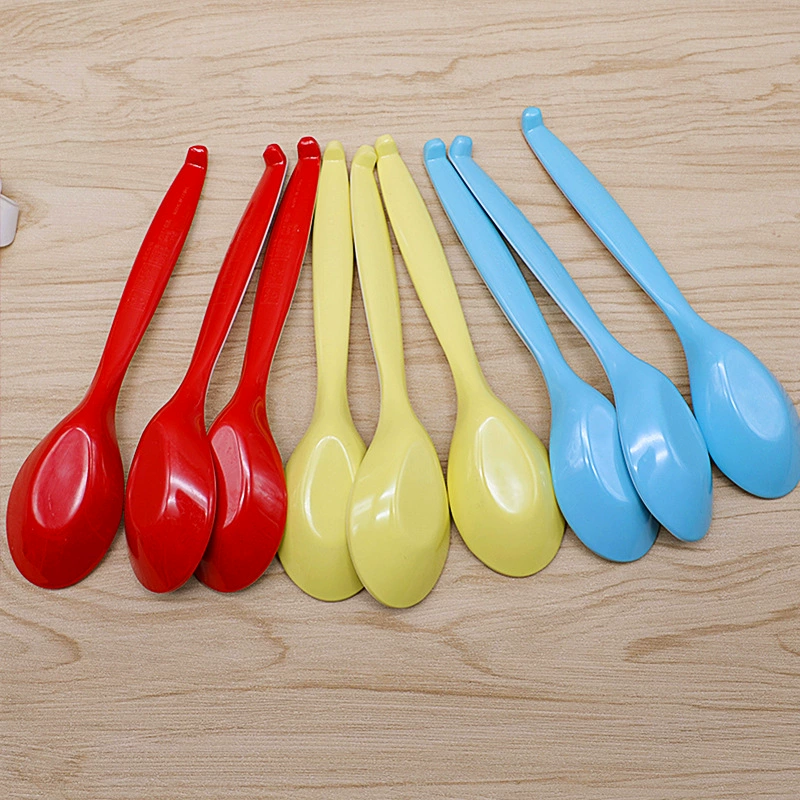 Cartoon Cute Creative Spoon, Children's Tableware, double-color anti-fall design