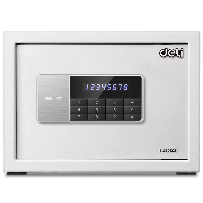 Caja Fuerte Doméstica Pequeña 92619 de Acero Inoxidable Antirrobo con Alarma image 2