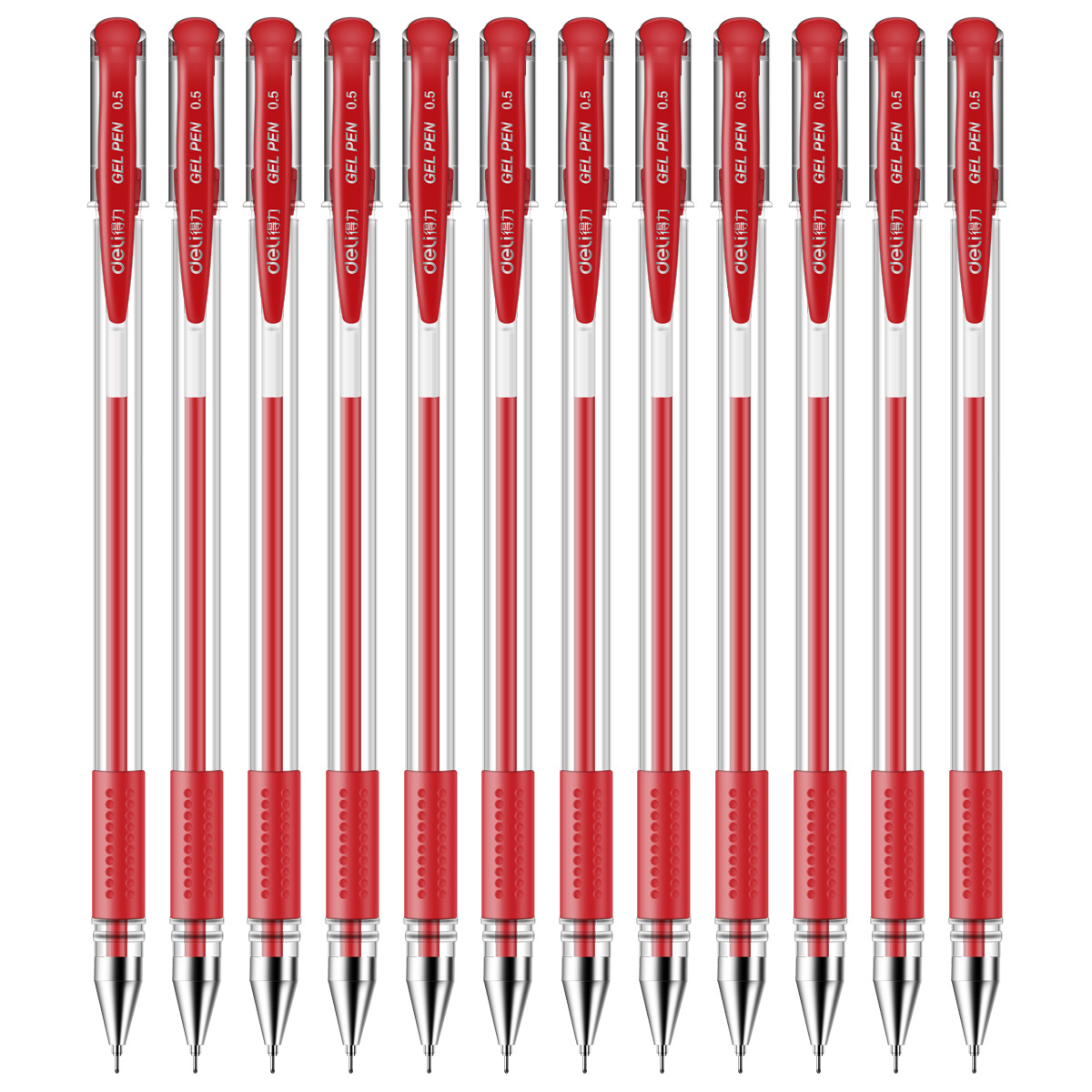 Deli 6601 pluma de gel firma pluma de la Oficina pluma de la Conferencia pluma de carbono Negro Azul Rojo estudiante de oficina papelería