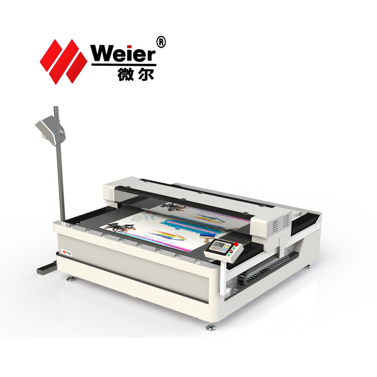 花纹布料激光切割机 PU人造皮革镭射雕刻机CO2激光打标机