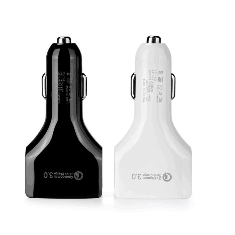 Новый 4USB автомобильное зарядное устройство QC3.0 автомобильное зарядное устройство многофункциональное автомобильное зарядное устройство четыре зарядки QC 3.0 быстрая зарядка